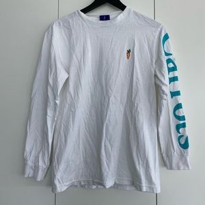 Carrot Women’s Longsleeves White T-shirt